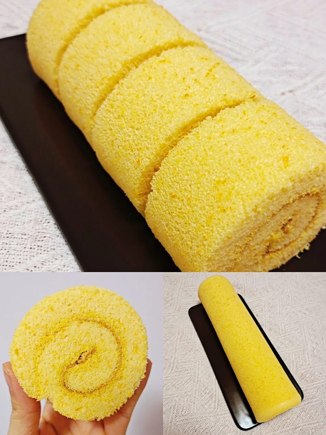 入口即化💯金灿灿的🎃南瓜蛋糕卷