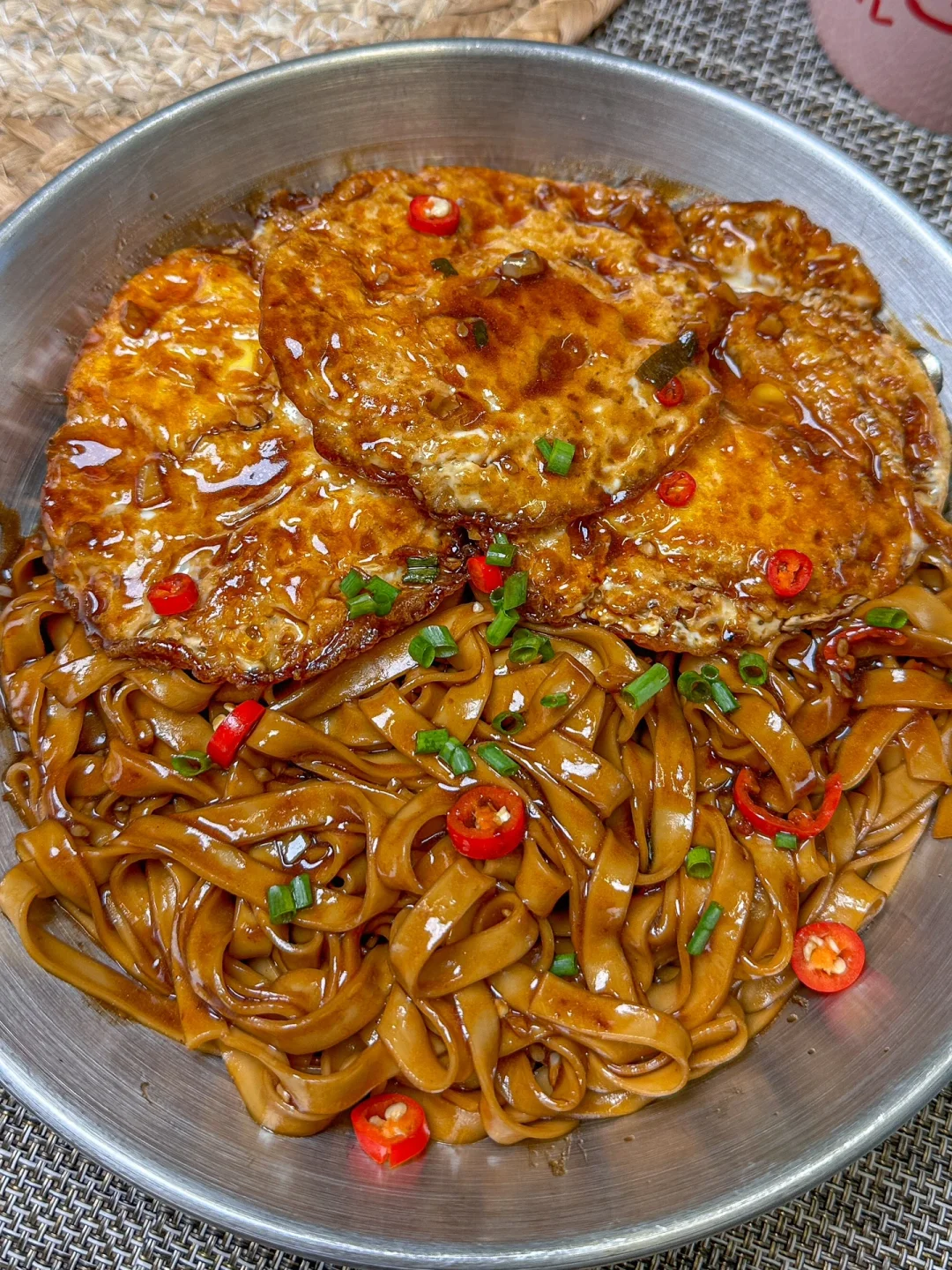 因为这个糖醋荷包蛋焖面！我被全家夸了！！