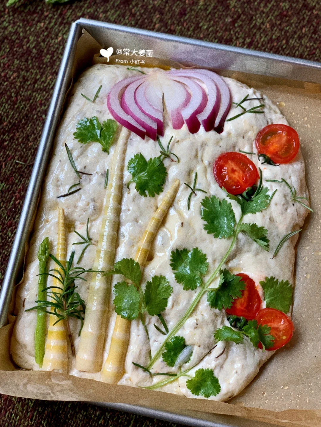 Focaccia油画佛卡夏面包🍅🎨