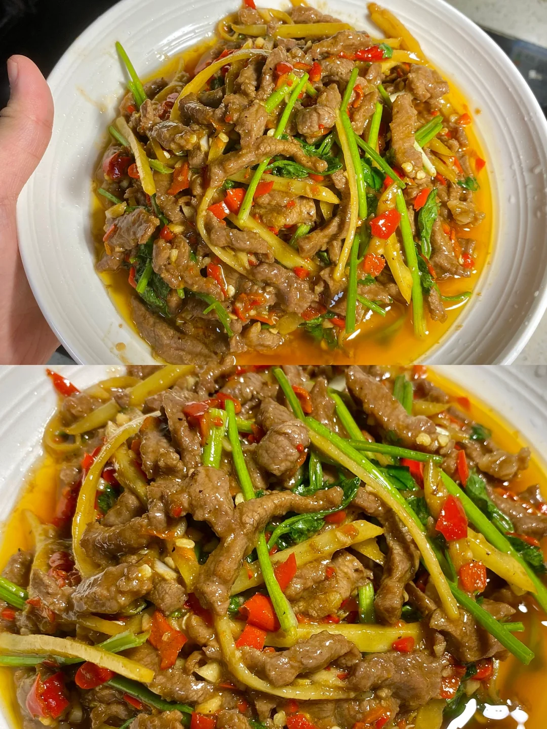 仔姜牛肉丝 下饭神器 爆辣爆嫩！连炫两碗饭