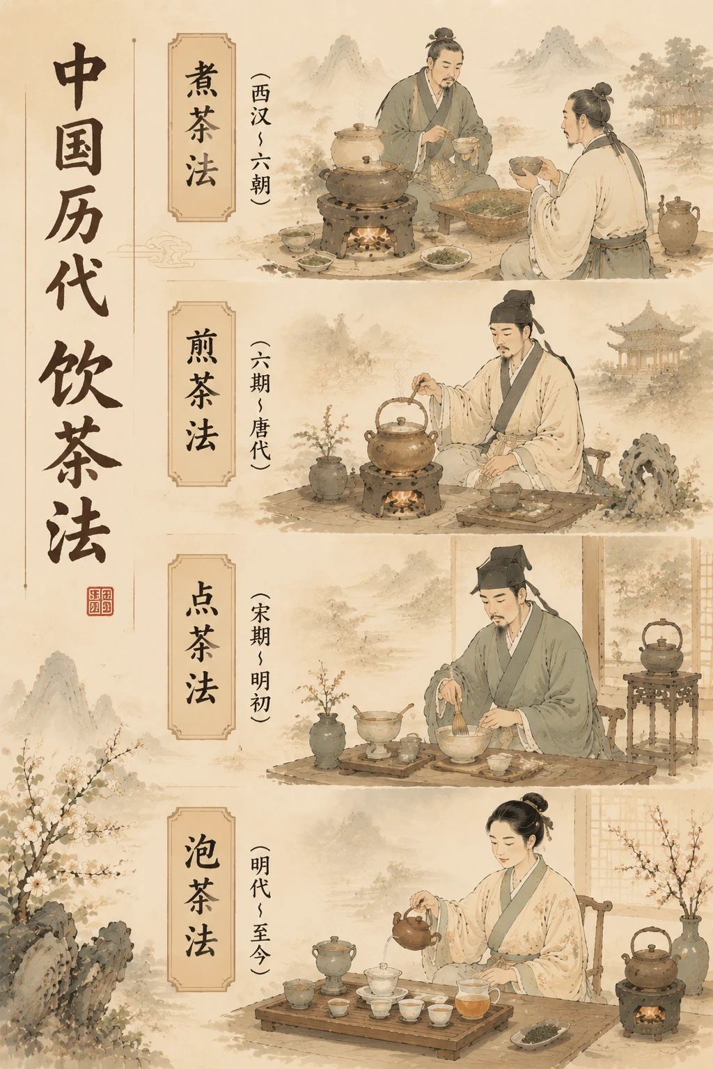 中国历代饮茶法