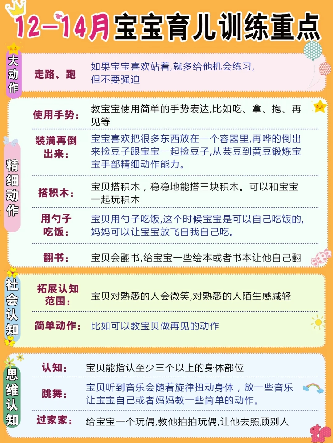 1-3岁宝宝大运动发育指标和早教计划！快存下