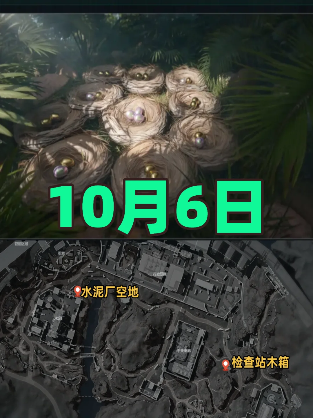 三角洲行动鸟窝聚集地10月6号点位图