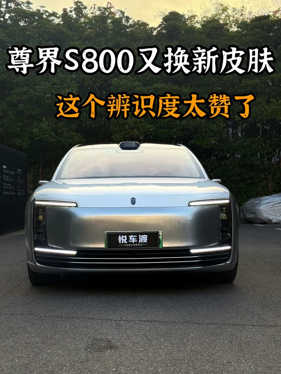 尊界S800升级太赞了！这颜色太高级了！