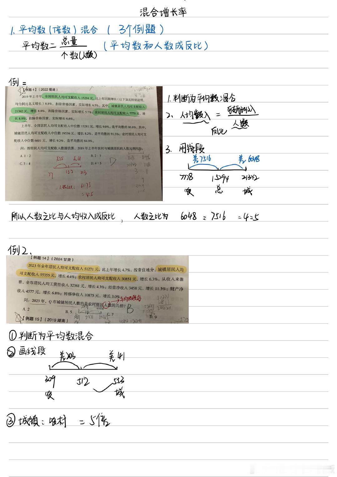 混合增长率又学到了新方法❗️

#省考##国考##公考资料# ​