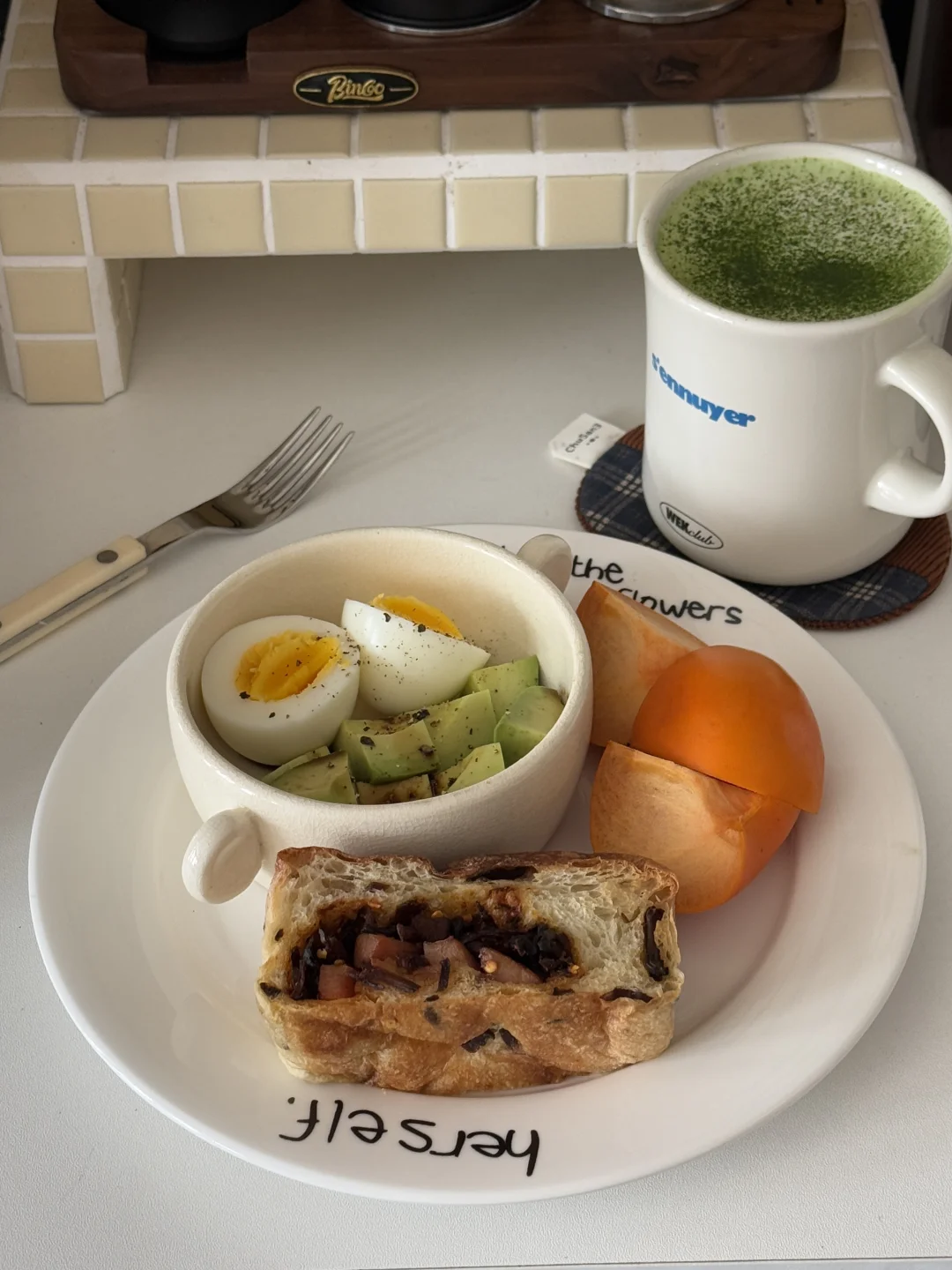 今日早餐｜香辣鸡纵菌恰巴塔🍴