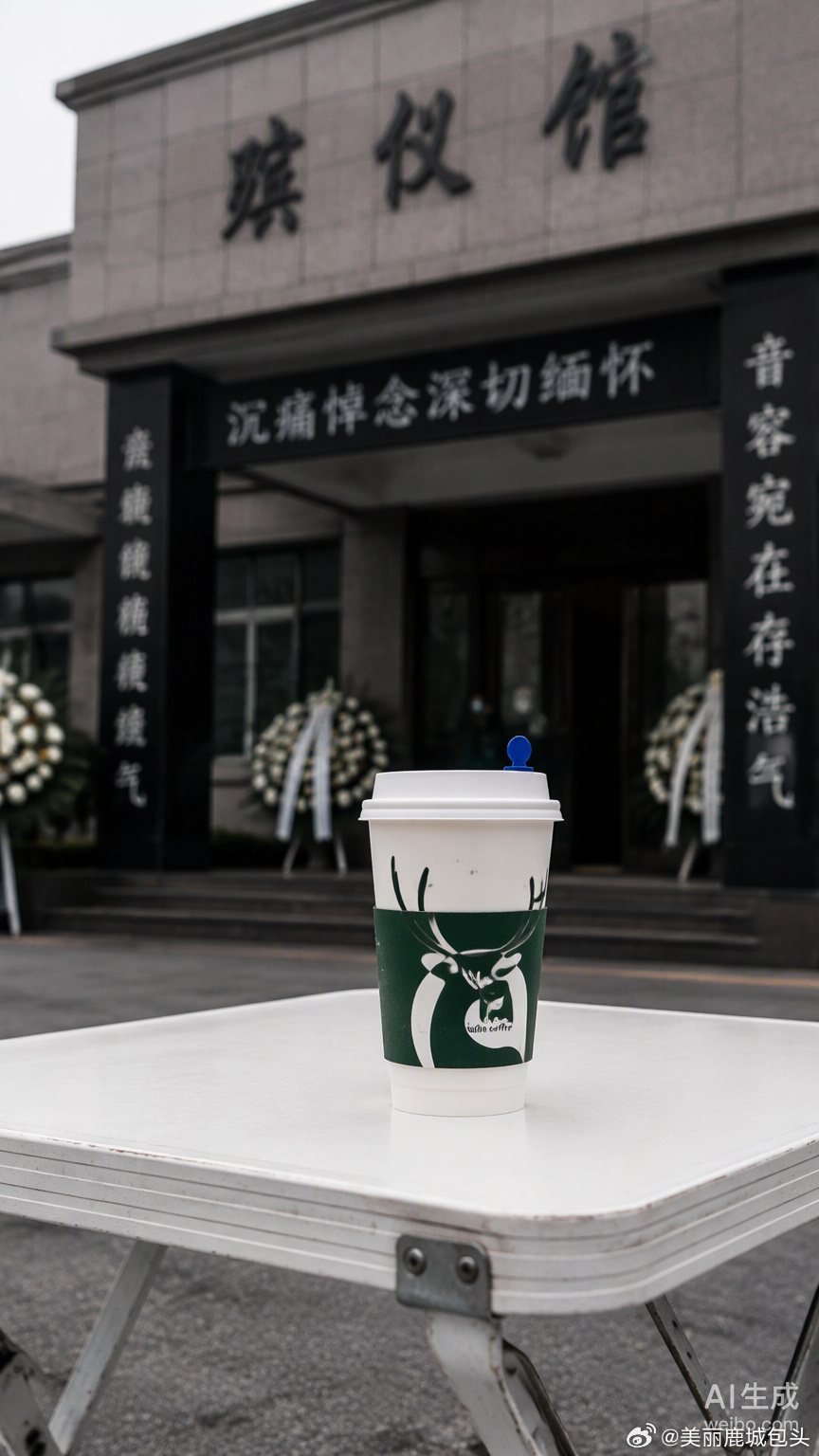 很多人看到殡仪馆门口咖啡摊被网友取名“古冥咖啡”“蜜血殡城”，第一反应是感叹这届网友的脑洞太瘆人。这种对黑色幽默的猎奇，其实比单纯的玩梗更值得玩味。

在众声喧哗的调侃里，摊主自称“给熬夜守灵的兄弟姐妹提神”确实触目惊心。但如果你剥离掉那些关于“商业鬼才”的情绪滤镜，会发现这更像是 ​