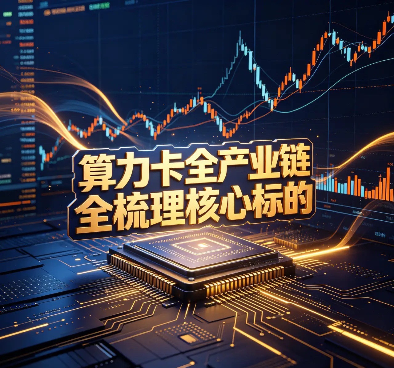 “算力卡”全产业链全梳理核心标的  一、 上游：算力卡本体及核心零部件...
