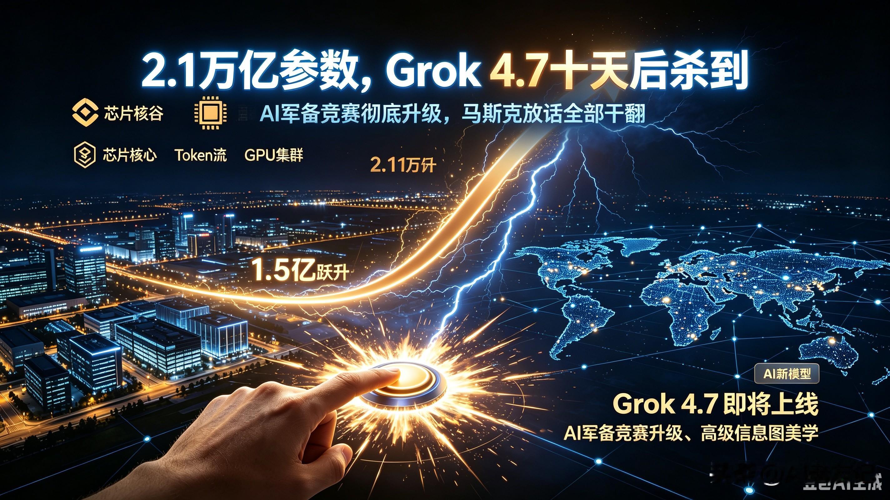 马斯克杀疯了！2.1万亿参数Grok 4.7十天后登场，扬言干翻一众顶级大模型

刚刚，硅谷“疯批”马斯克又扔出一枚核弹。

就在X平台上，老马拍着胸脯宣布：十天后，也就是9月12日，Grok 4.7正式上线。参数规模多少？2.1万亿。

你没看错，是T，不是B。

这数字什么概念？上个月Grok