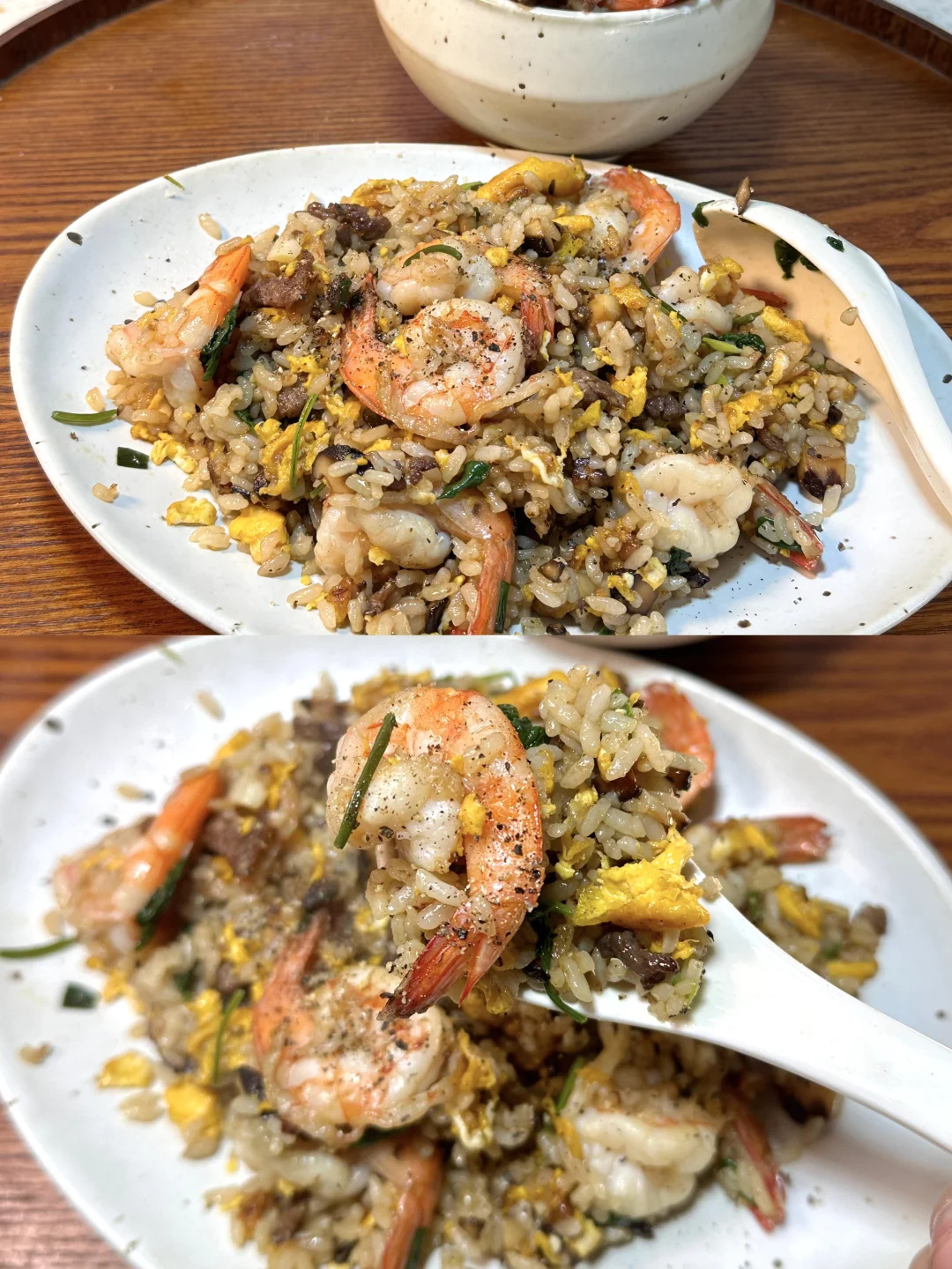 饭渣小朋友欲罢不能的蛋炒饭 饭张力拉满