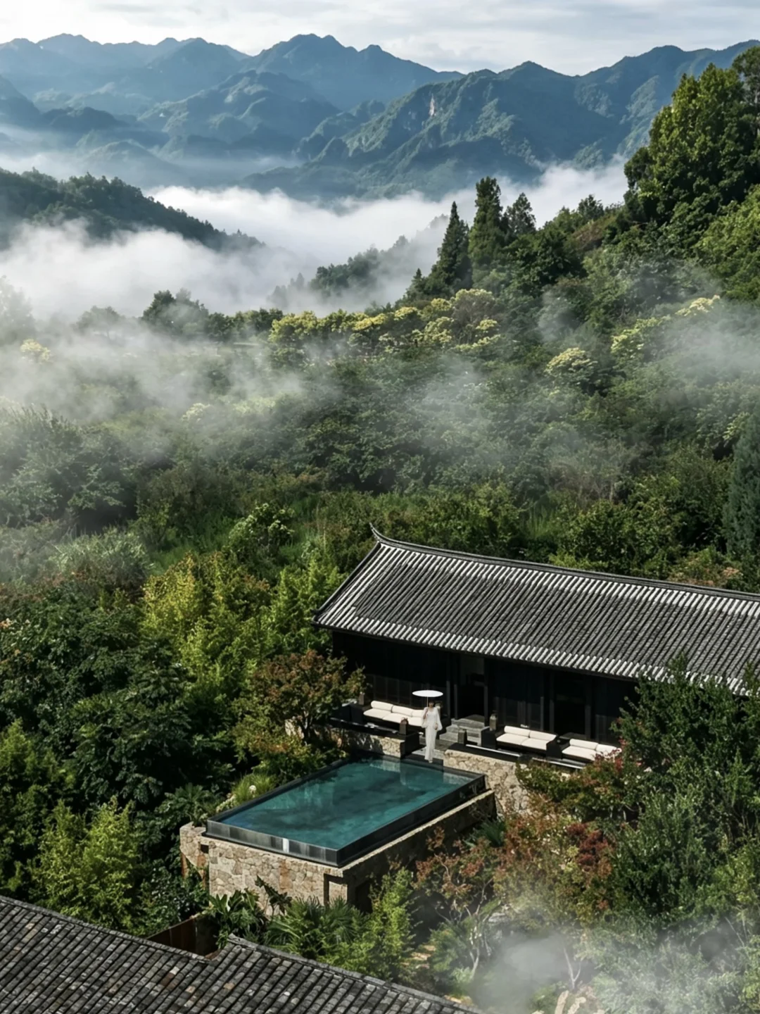 “误入山水画卷，隐于丽江山间的东方禅居”