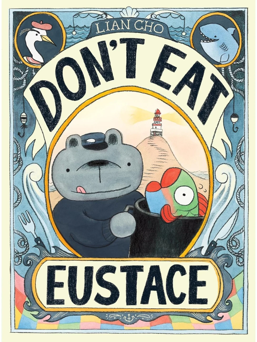 台湾插画师 Lian Cho|这条小鱼不想被吃掉！
