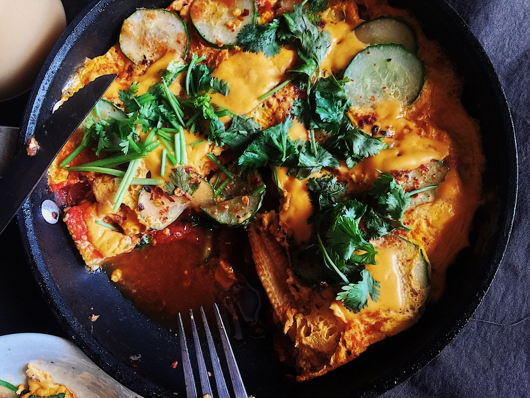Summer周一☁️/ 番茄🍅🥒Frittata🍴lunch