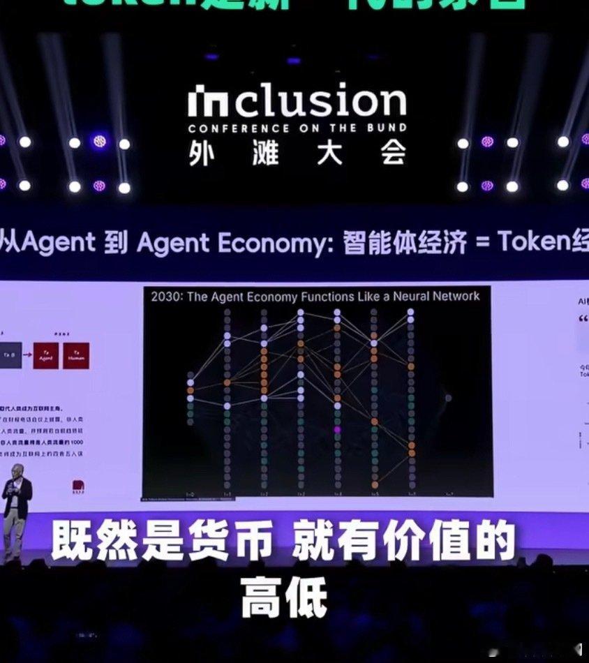 2026外滩大会上新观点！源码资本张宏江院士说，token就是智能体经济里的货币。
他把token比作新一代人的茅台，不是普通烈酒。简单理解：智能体、大模型、算力实力越强，token的价值就越高。
这个比喻你听懂了吗？#ai创造营# ​