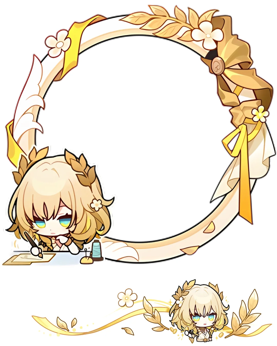 『阿格莱雅』高清HoYoLAB头像框/评论装扮