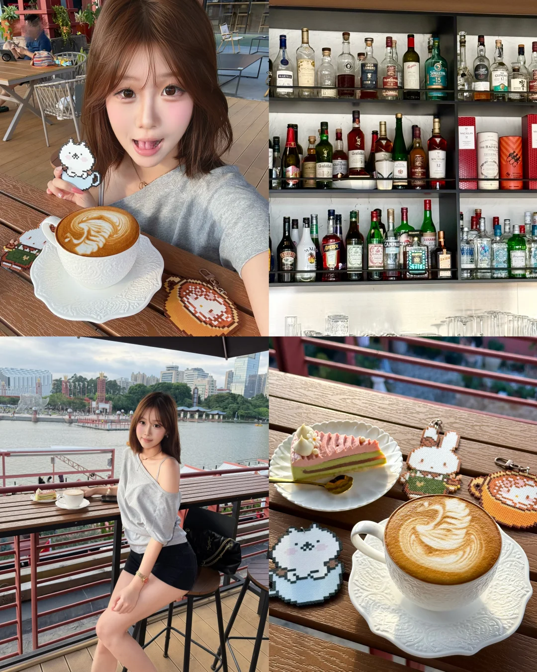 佛山｜千灯湖江景日咖夜酒🍸放松发呆🥰🤳