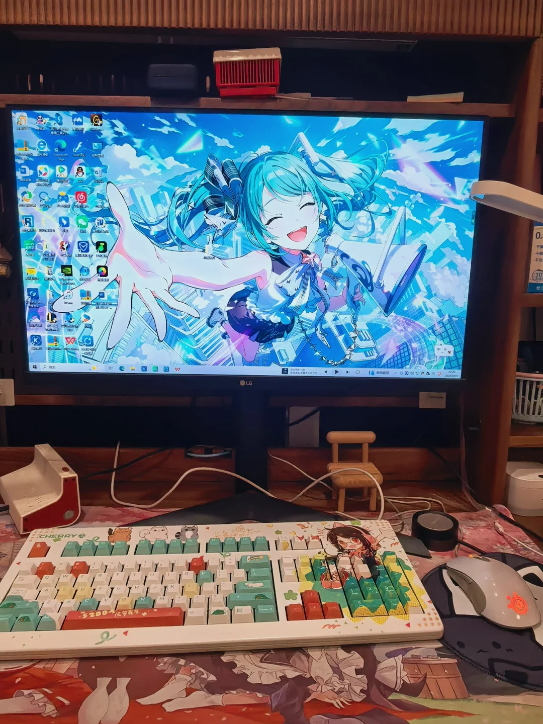 💚我的桌面快乐，是CHERRY樱桃给的