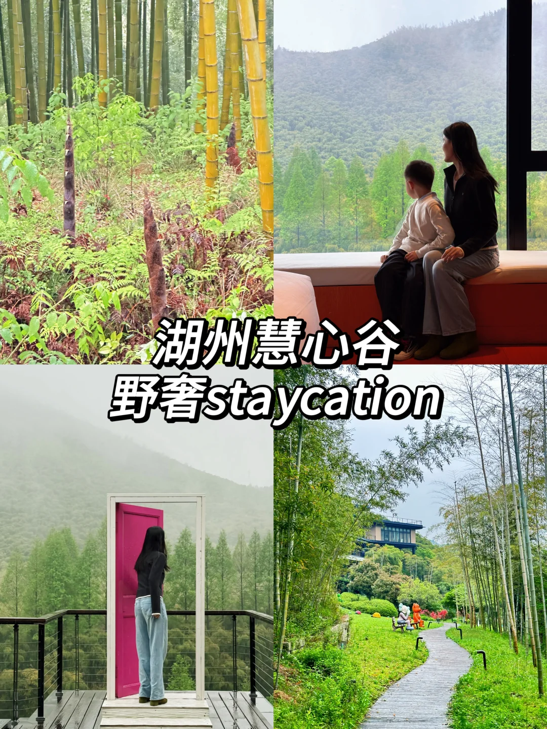 湖州慧心谷｜带娃挖笋徒步吸饱氧的野奢充电