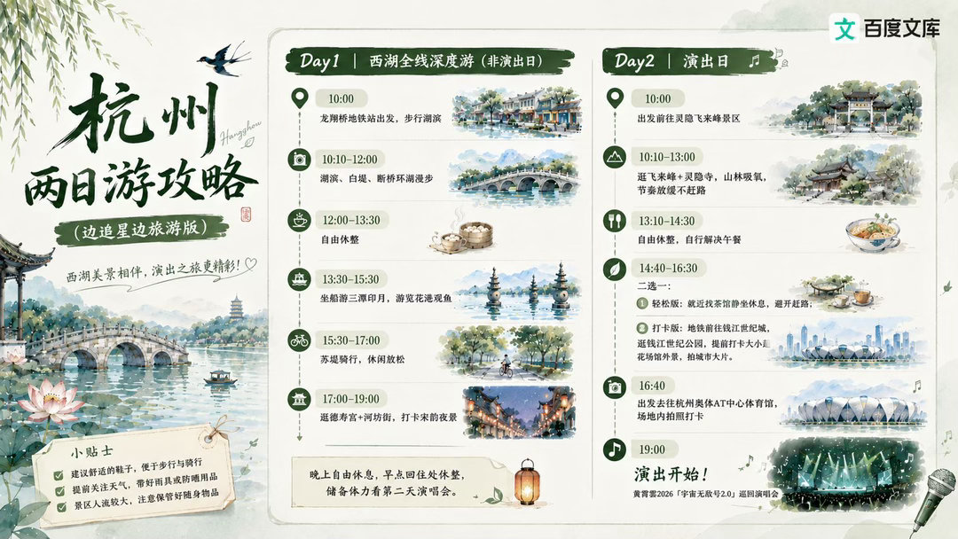 #库库AI# 确实好用！！！！一边旅游一边看演出🎵
黄霄雲我们杭州见[心][心][心]#黄霄雲宇宙无敌号2.0巡回演唱会# ​