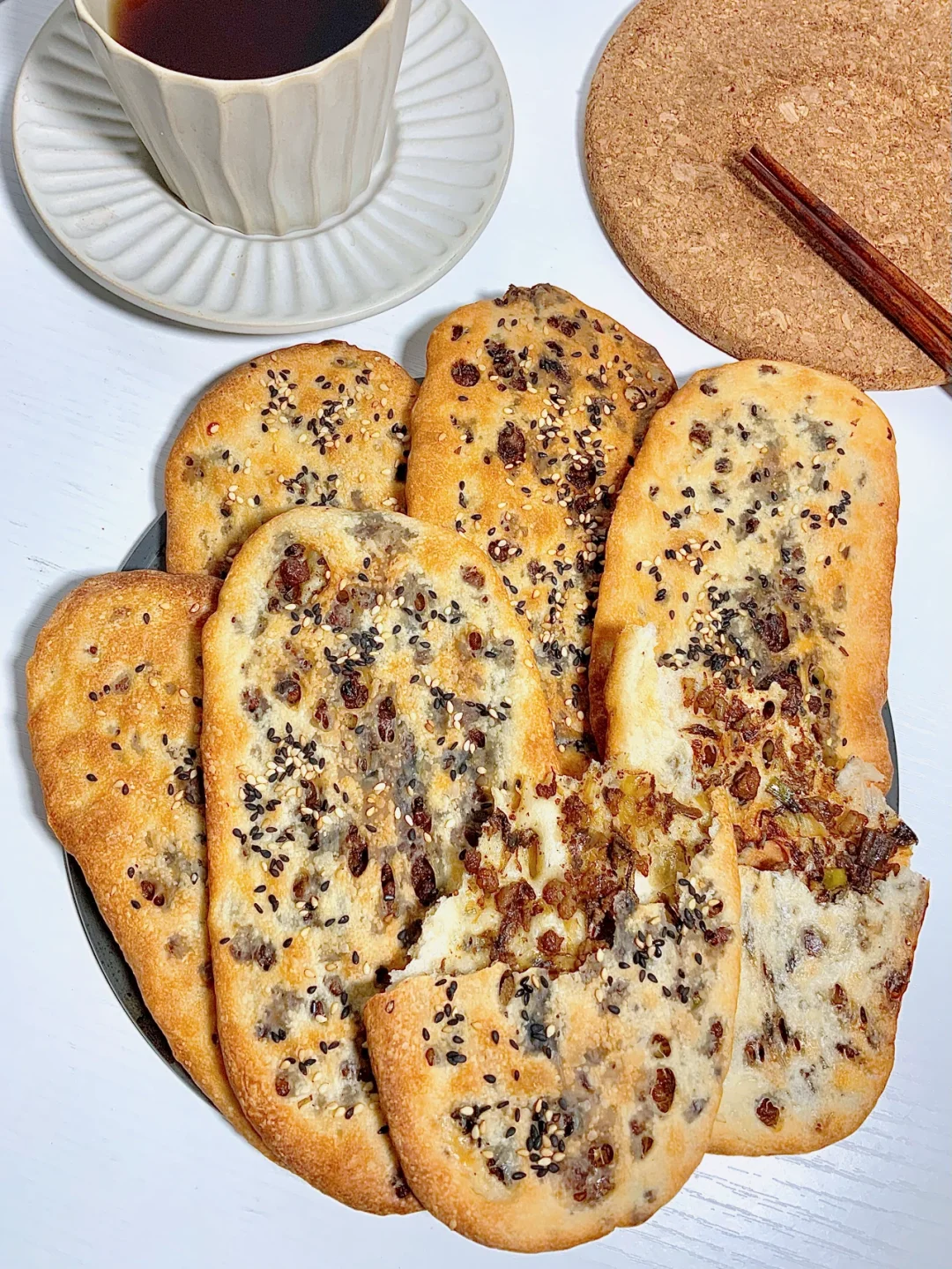 梅干菜锅盔｜和外面卖的味道一模一样啊啊🥺