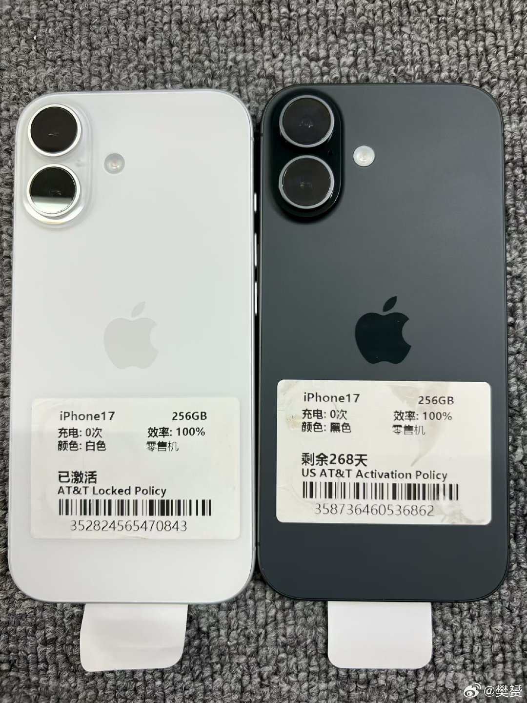 #二手iphone[超话]#  🍎17.256G美版有锁准新机，充电0次🔋100，3950 插卡即用 ​