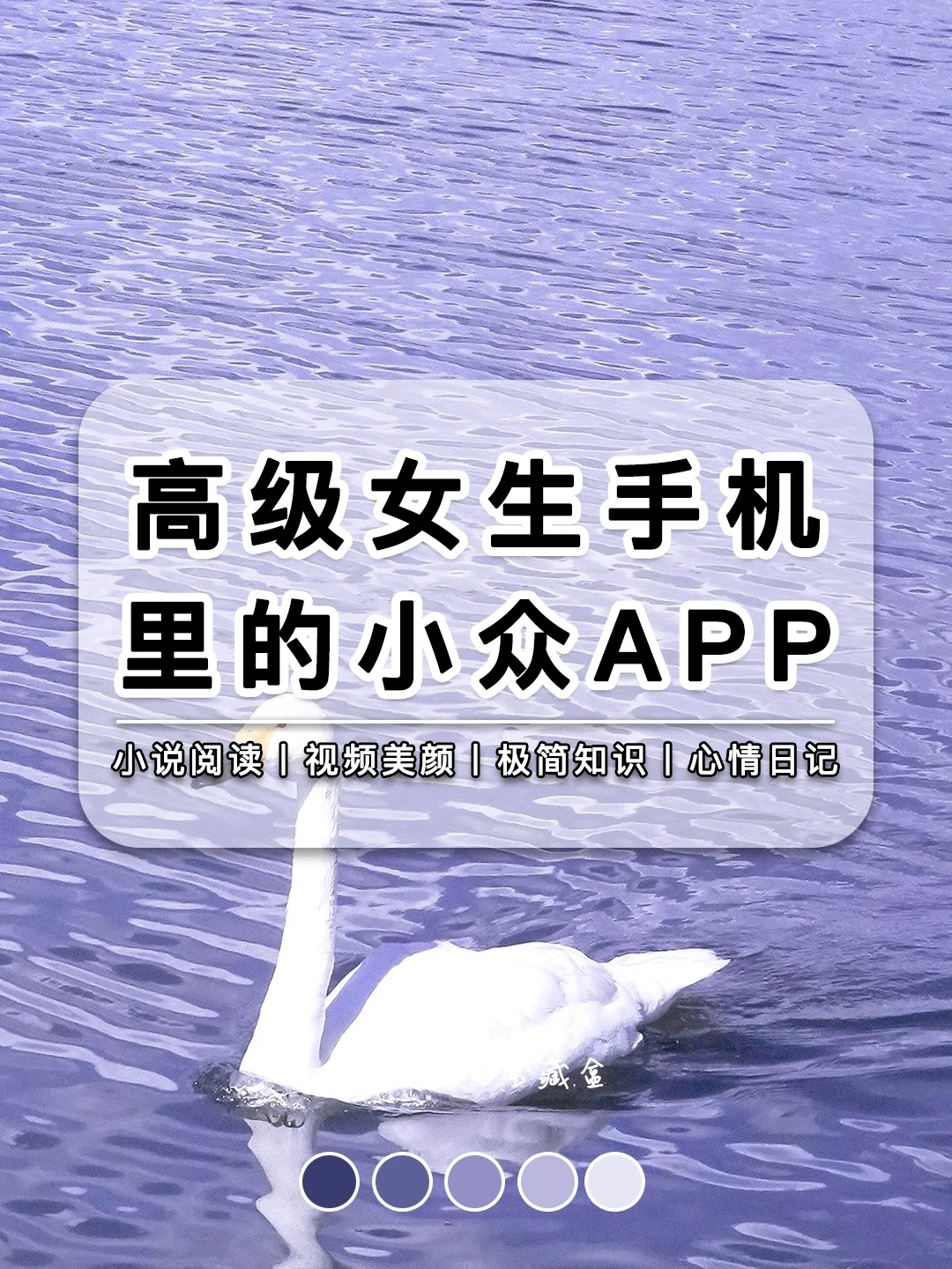 👑8款高级女生手机里的小众APP丨超爱~