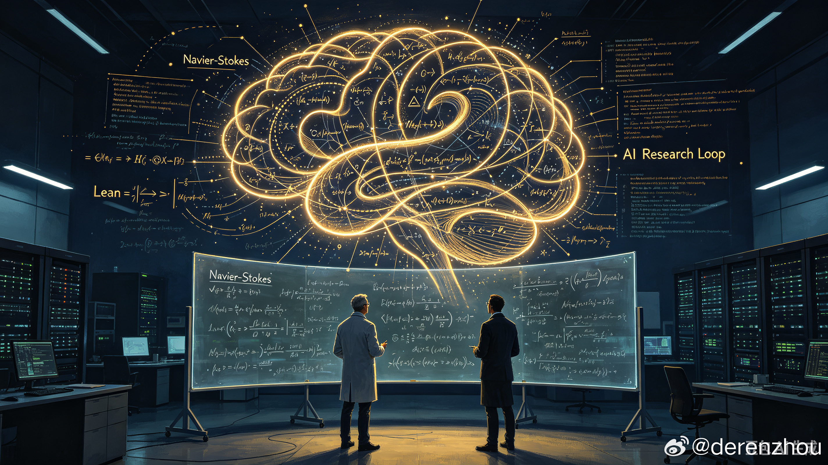 科学突破与安全焦虑并存

OpenAI近期公开722篇由未发布前沿AI模型生成的数学手稿，覆盖372组研究成果，其中包括对Navier-Stokes方程等困扰学界数十年的核心难题的突破性进展。这批成果通过公开GitHub仓库开放给全球研究者核验，不少推导已通过Lean完成形式化验证，原本需要顶尖数学家耗费数年攻坚的逻 ​