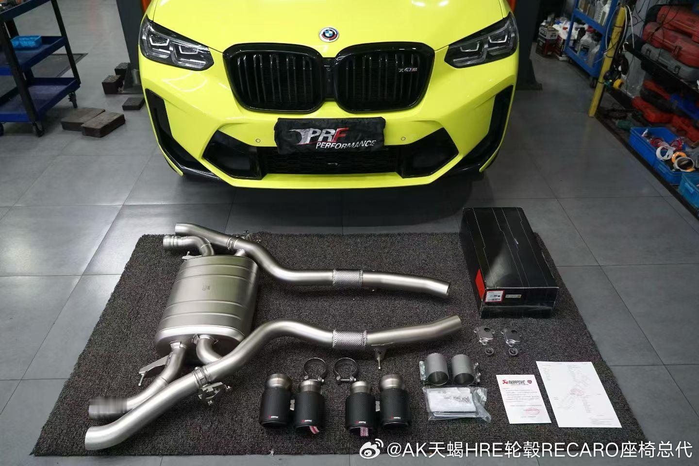 宝马X4M 升级AK天蝎钛合金尾段排气
艺术品工艺，声浪质感听觉享受！ #改装##改装车##汽车改装##汽车改装资讯# ​