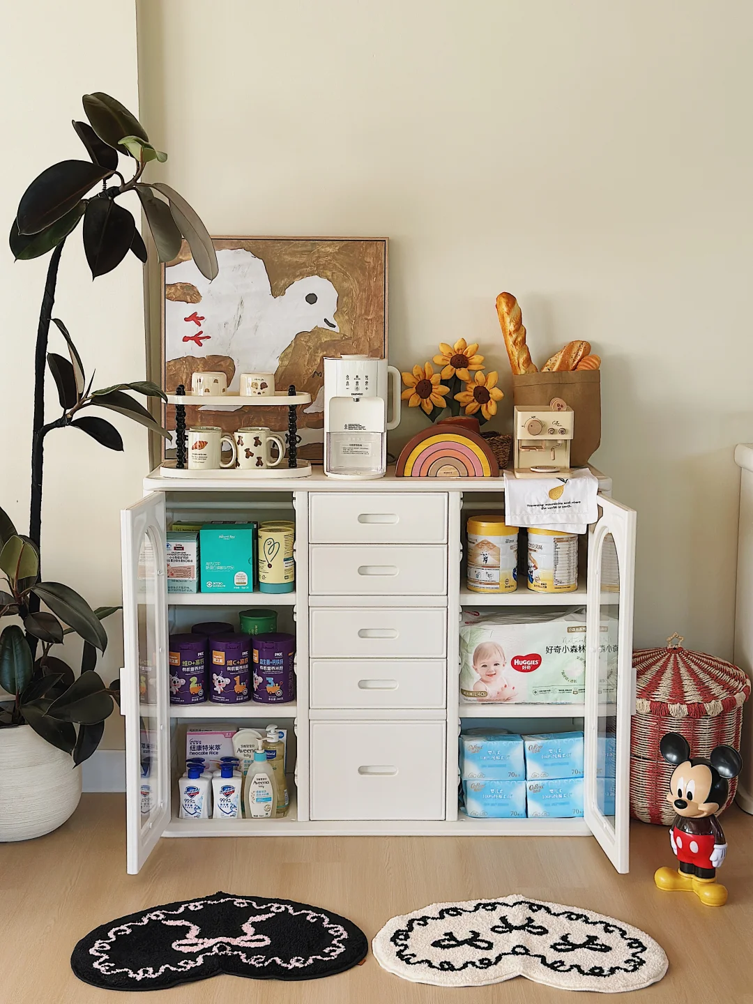 翻烂了，小户型终于布置好喂养台！