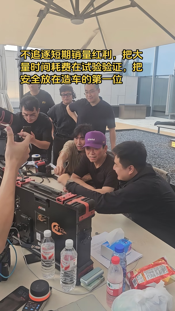 不追逐短期销量红利，把大量时间耗费在试验验证，把安全放在造车的第一位#长城汽车 #魏建军 #保定