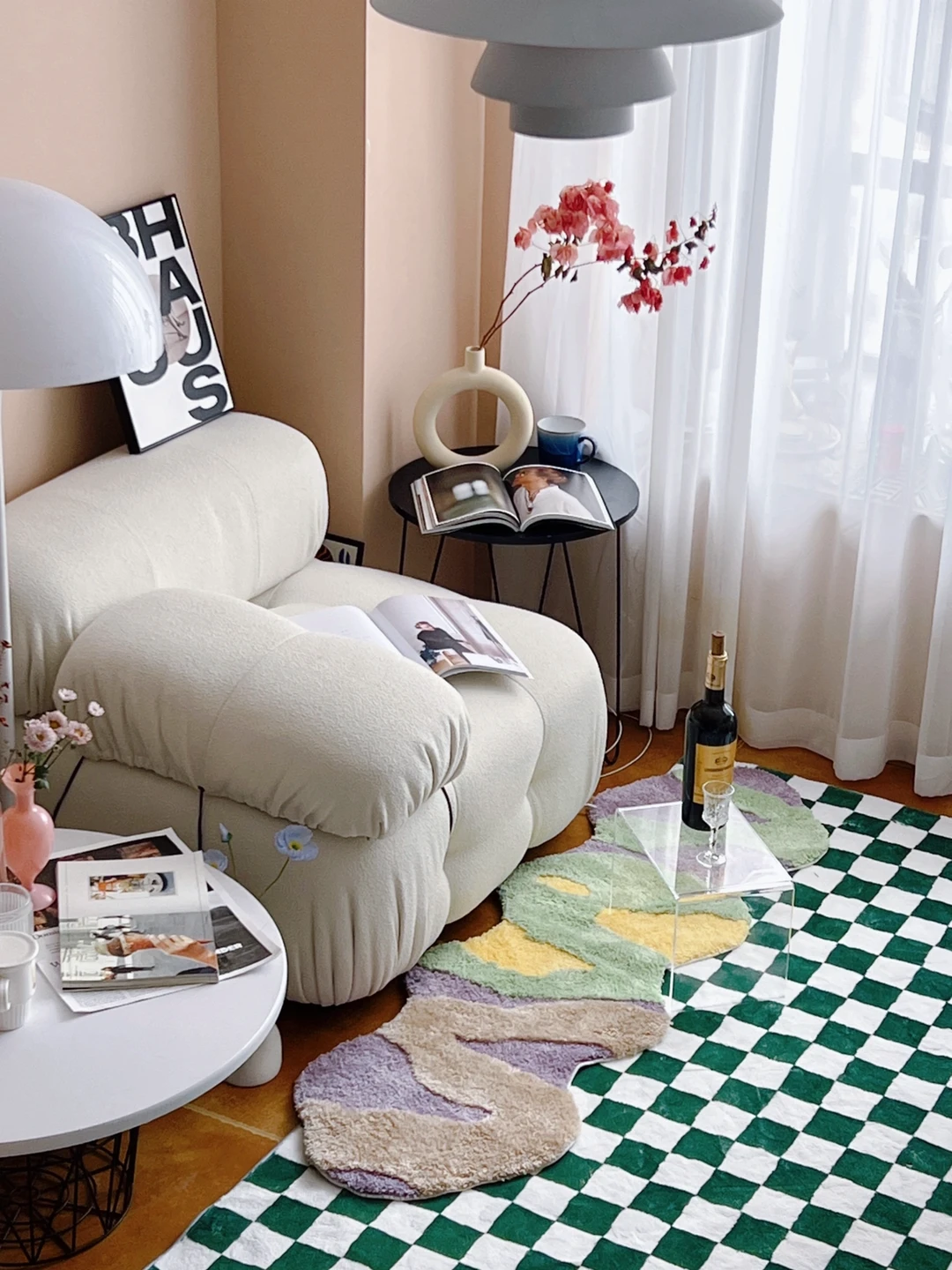 宅家快乐｜春暖花开色彩系客厅的悦动美