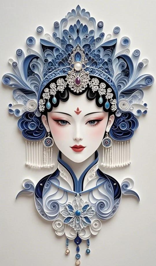 古风美女，清冷感十足