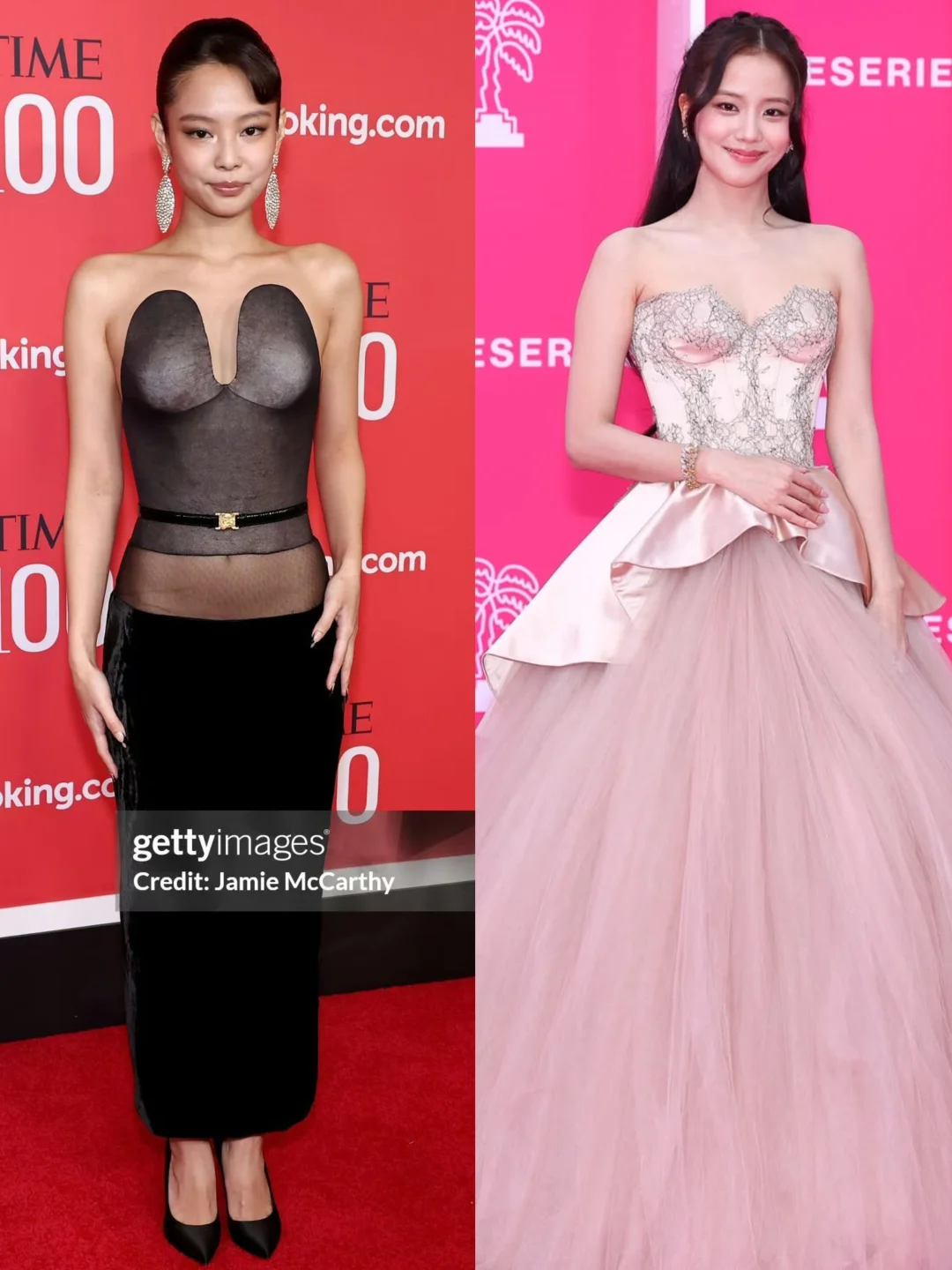 Jennie Jisoo昨晚的红毯生图，妈咪and公主