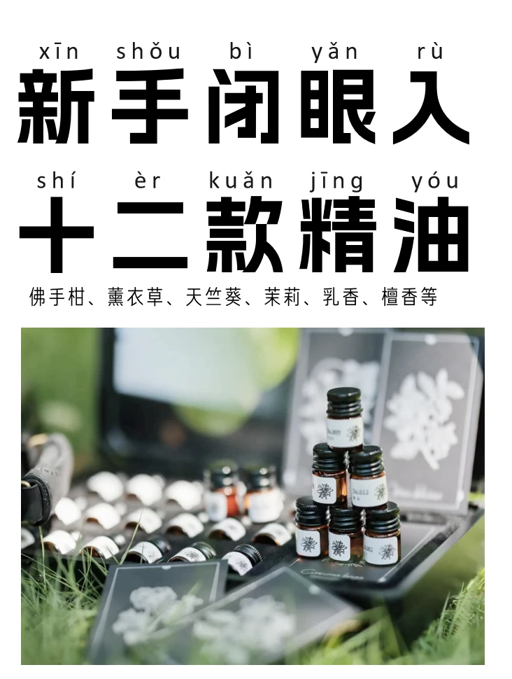 精油新手村｜护肤·助眠·解压，这12款就够了