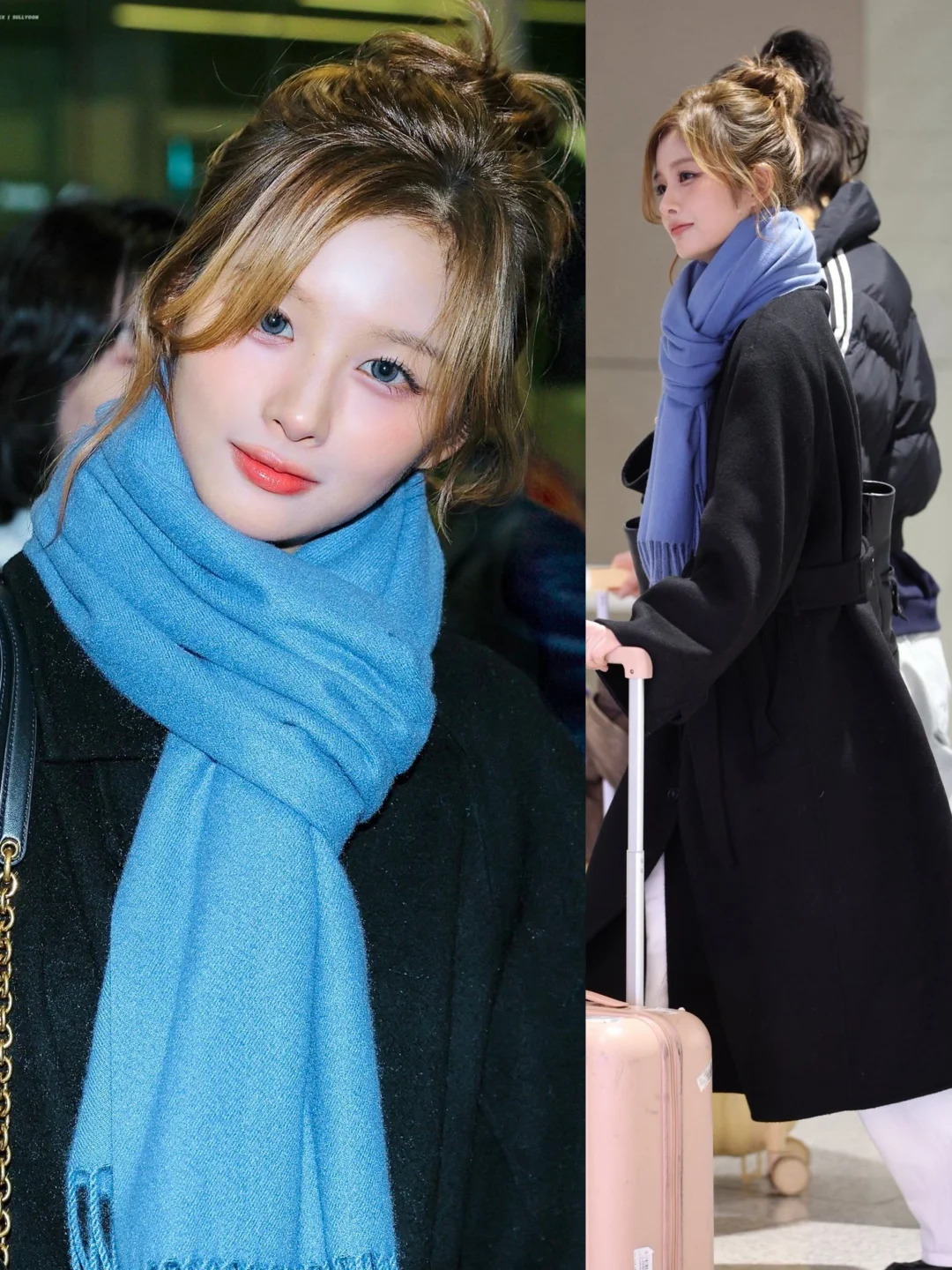 雪允这套机场私服真美啊！