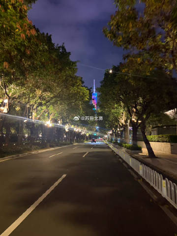 夜游二沙岛
