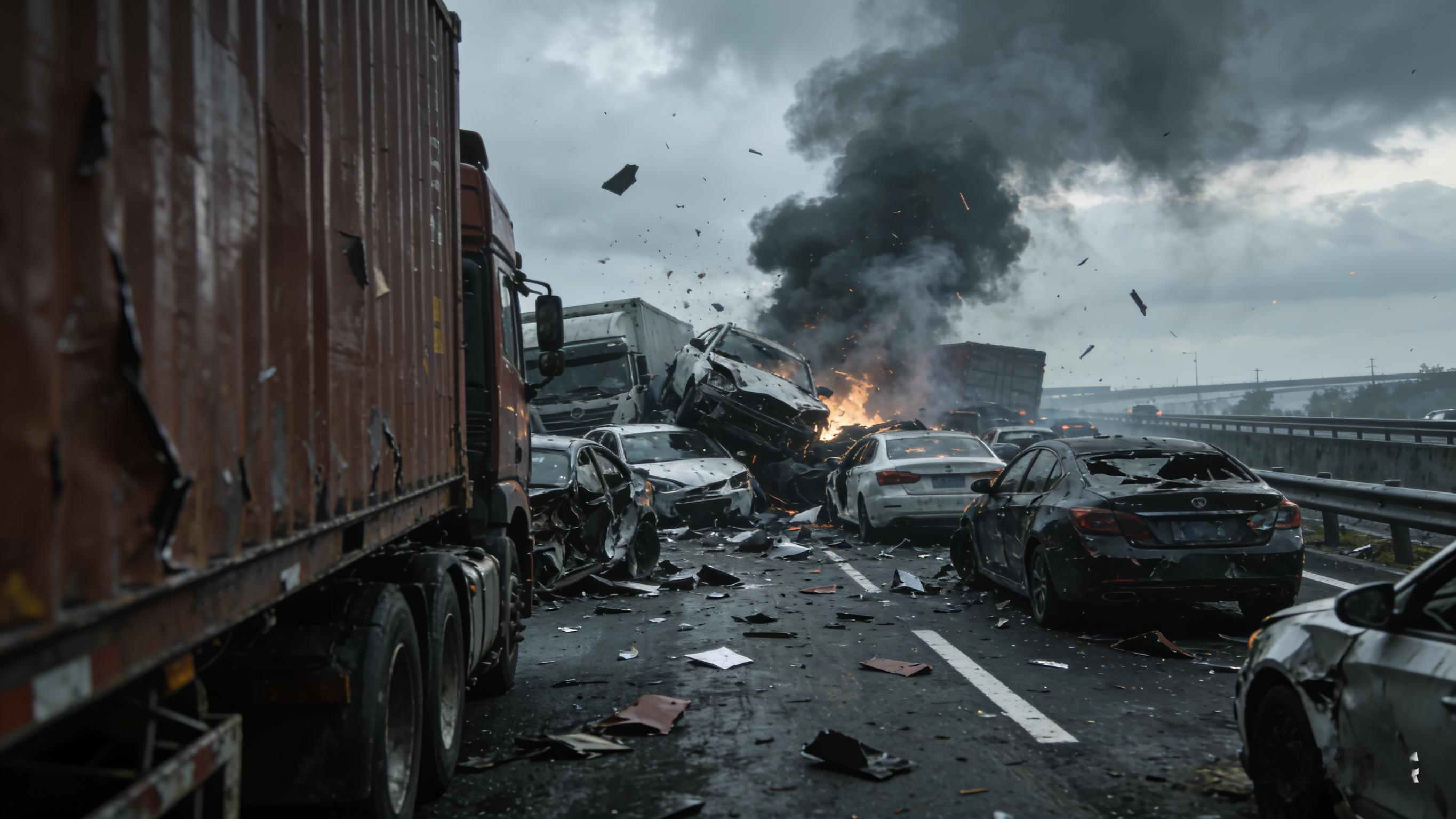 太长高速发生多车相撞事故  太长高速在2026年1月25日早上发生了一...