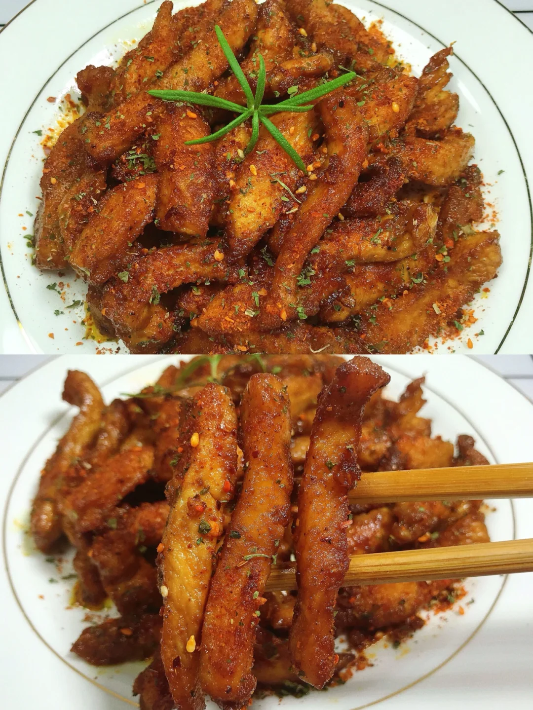 蒜香炸鸡柳！追剧小零食，好吃到哭‼️