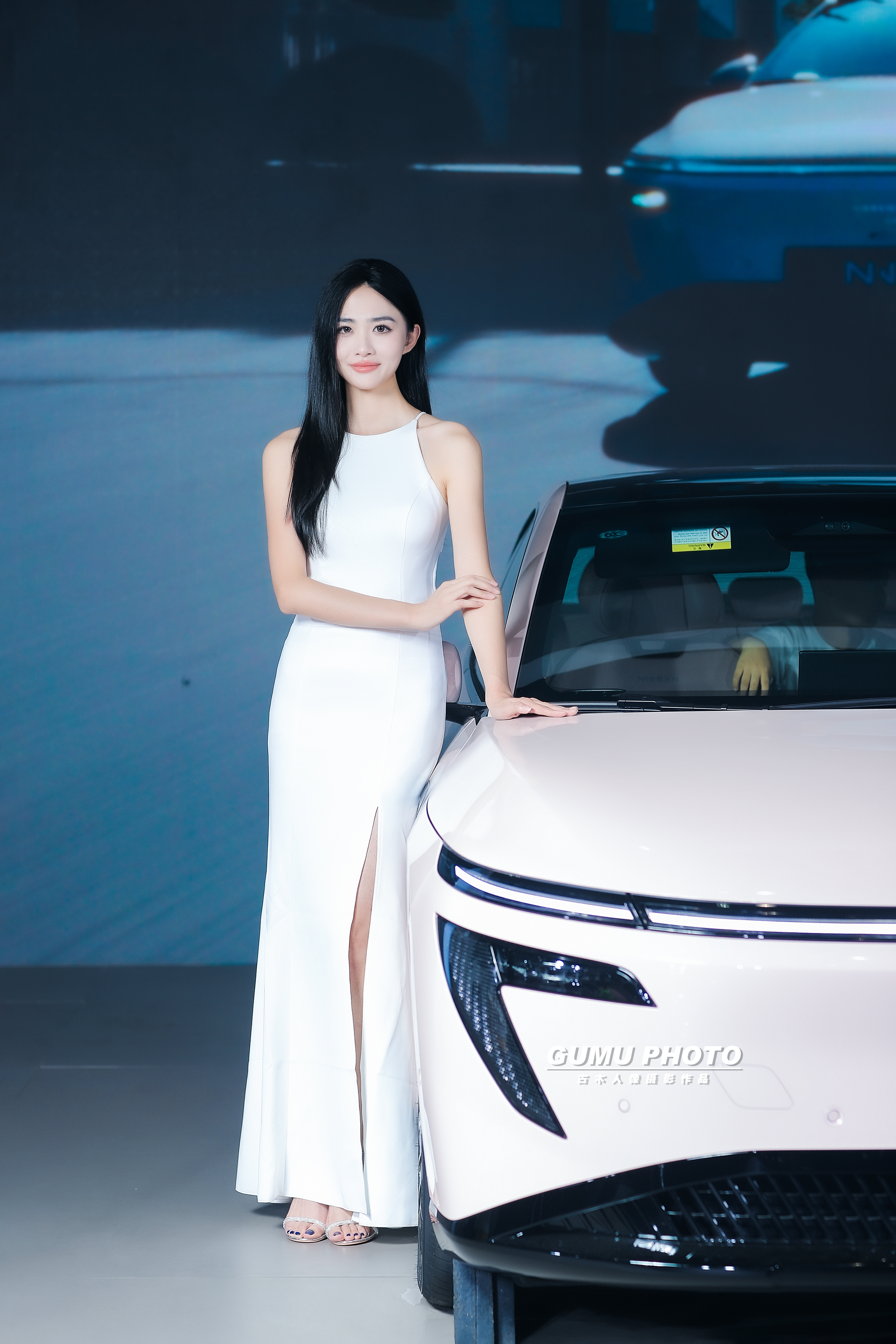 2025十一重庆车展东风日产展台模特小姐姐