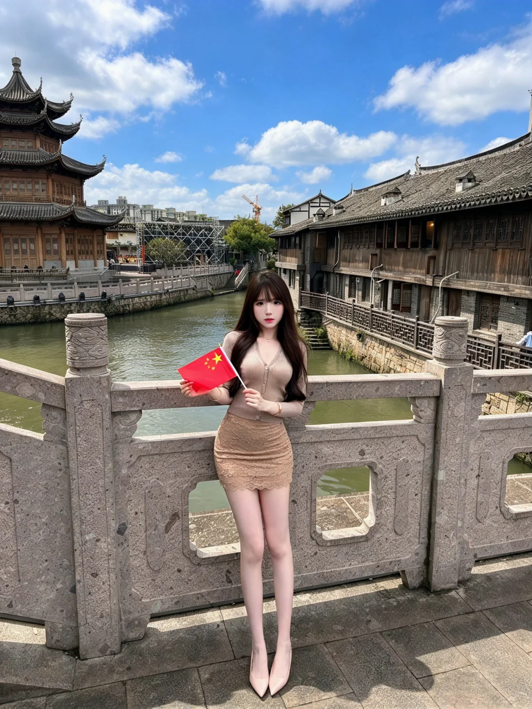 国庆十里长街从午后热闹到深夜🏮