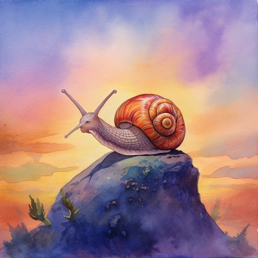 这蜗牛有点……特别