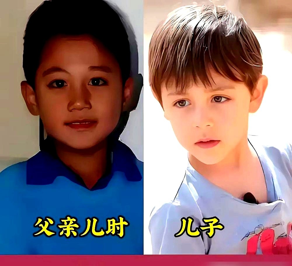 李佳航儿子的近照一出来，评论区瞬间炸锅。这哪是生孩子，简直是精准的基因拼图。

小家伙的脸型和肤色直接复制粘贴了亲爹，偏偏那双又大又黑的眼珠子，像极了李晟。网友顺着这瓜往下一扒，发现明星生娃全在开盲盒。

林志颖家的、潘粤明家的孩子全被拉出来复盘。谁遗传了骨相，谁继承了皮相，基因分配主打一个闭眼乱飞
