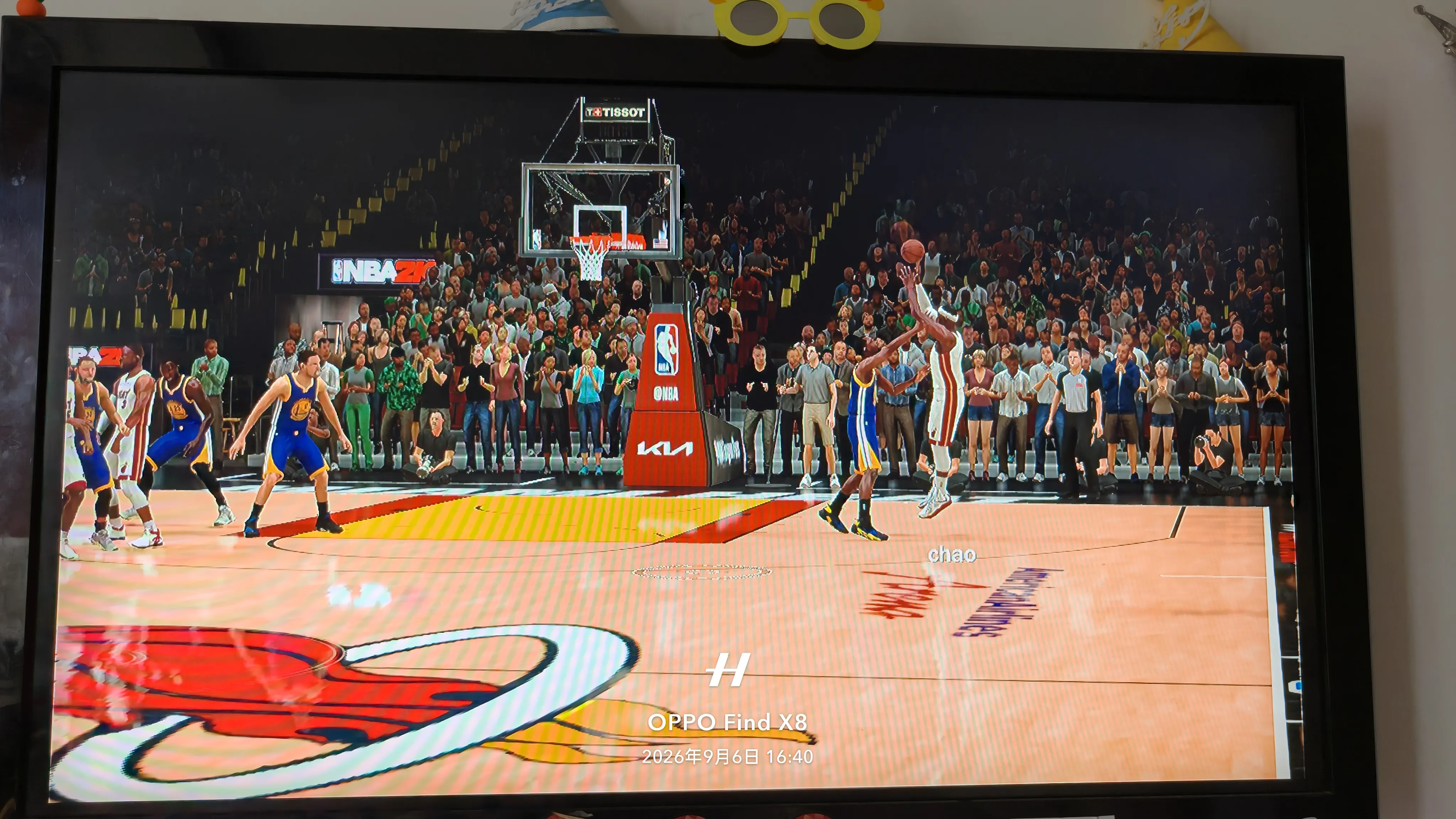2K24打73胜勇士（合格首发难度)詹姆斯最后时刻连续追分，并奉上压哨绝杀。