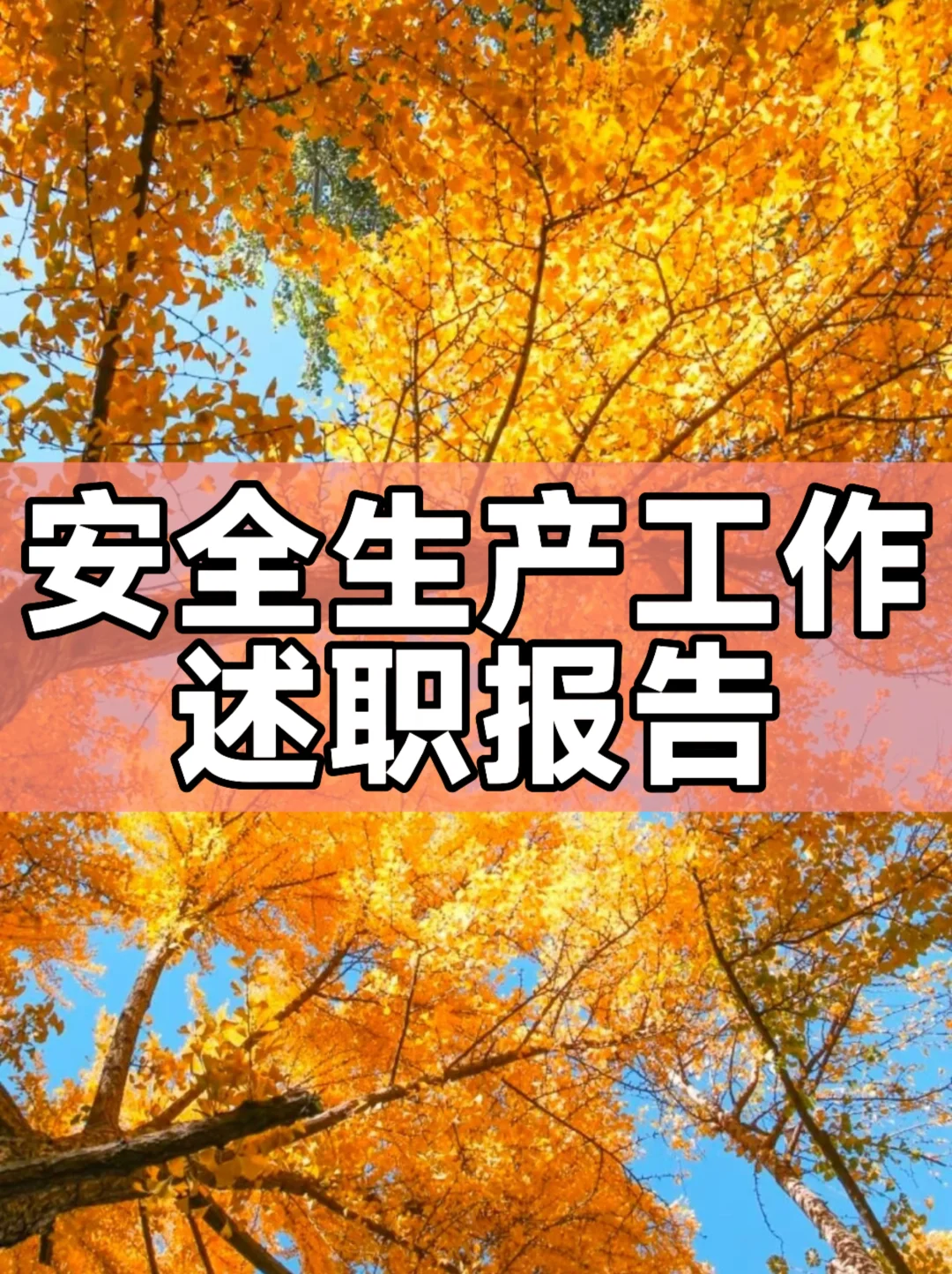 体制内：安全生产述职报告