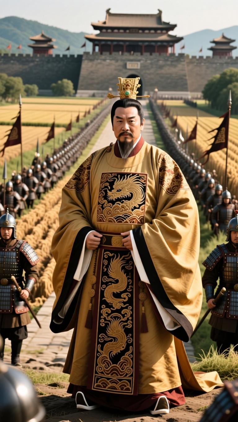 朱元章（1328—1398年），明朝开国皇帝，年号洪武，是中国历史上从社会底层崛起并建立新王朝的代表人物之一。

身份：原名朱重八，出身较为贫苦，后在元末农民起义中崛起，最终统一天下。
建立明朝：1368年称帝，国号大明，定都应天（今南京）。
主要作为：
整顿吏治与强化中央集权：通过制度建设、官员考
