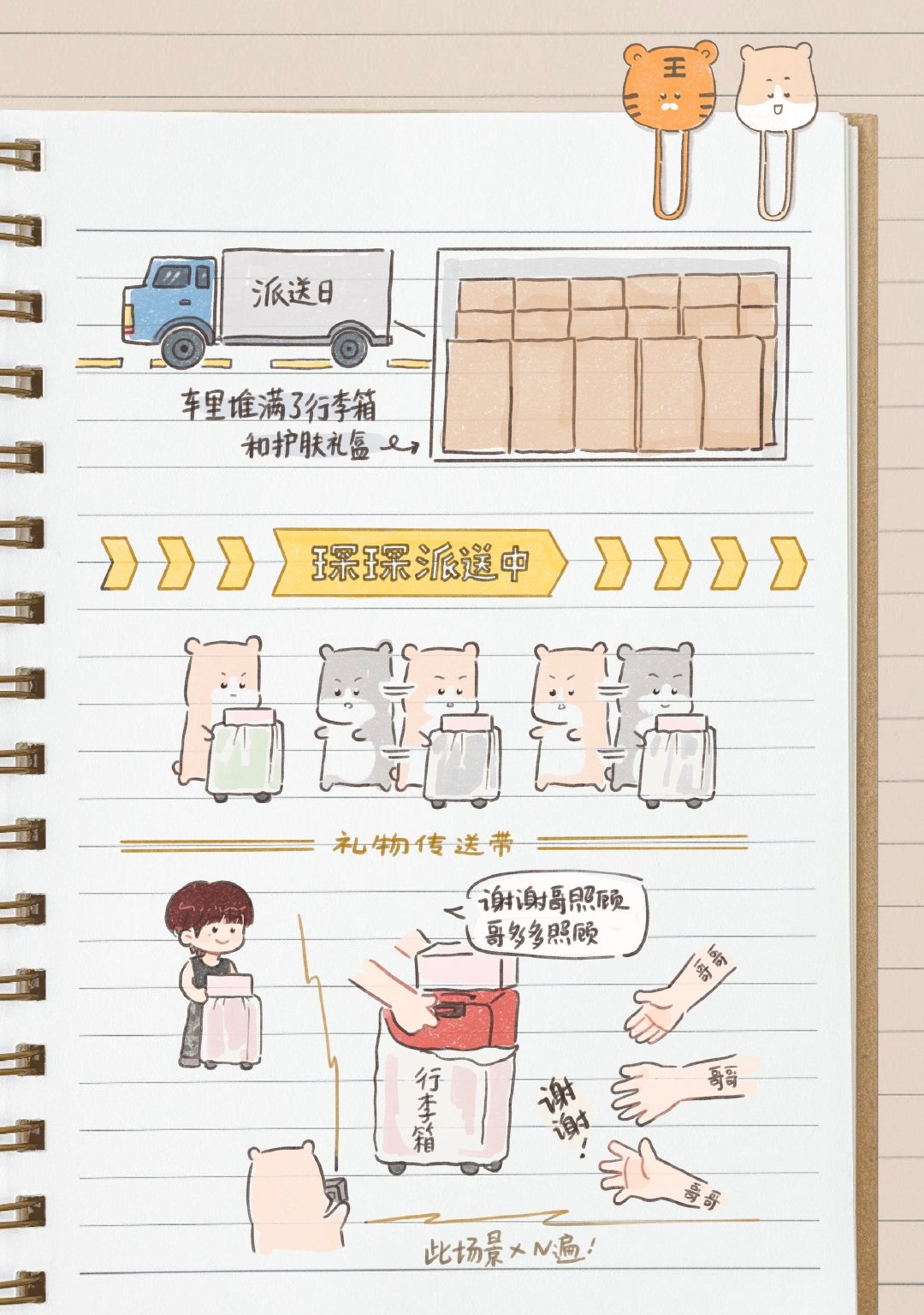 #姚琛[超话]# 🧳#姚琛 披荆斩棘2026# 
小琛哥的备忘录📕03
「送礼物记」😬
#披荆斩棘# ​