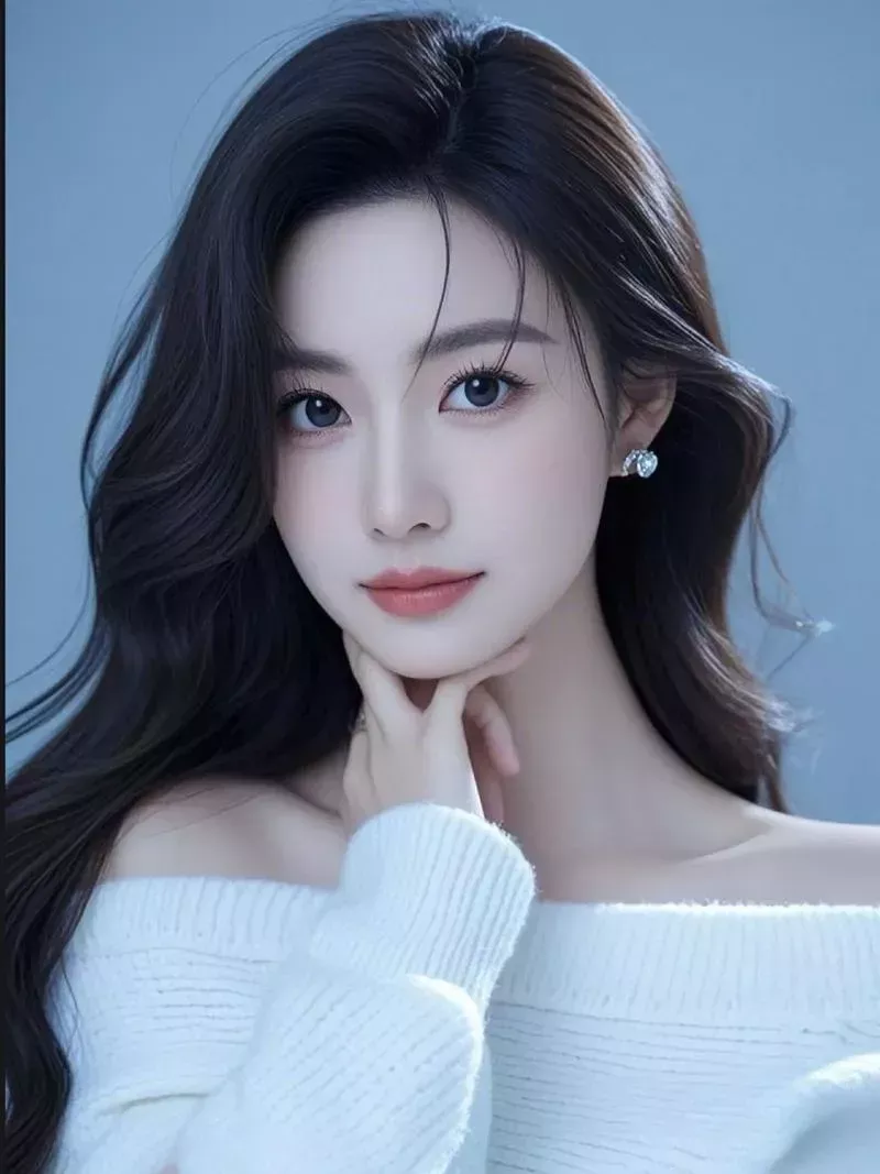 清新甜美少女风，白皙肌肤如雪，梦幻迷人！