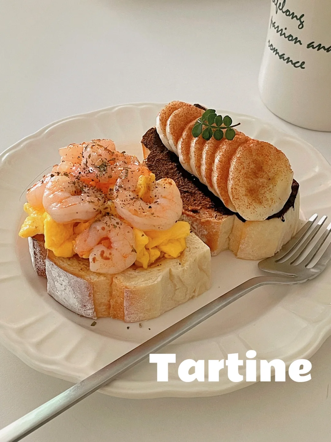 5分钟早餐🥣双拼口味开放式三明治🥪超满足