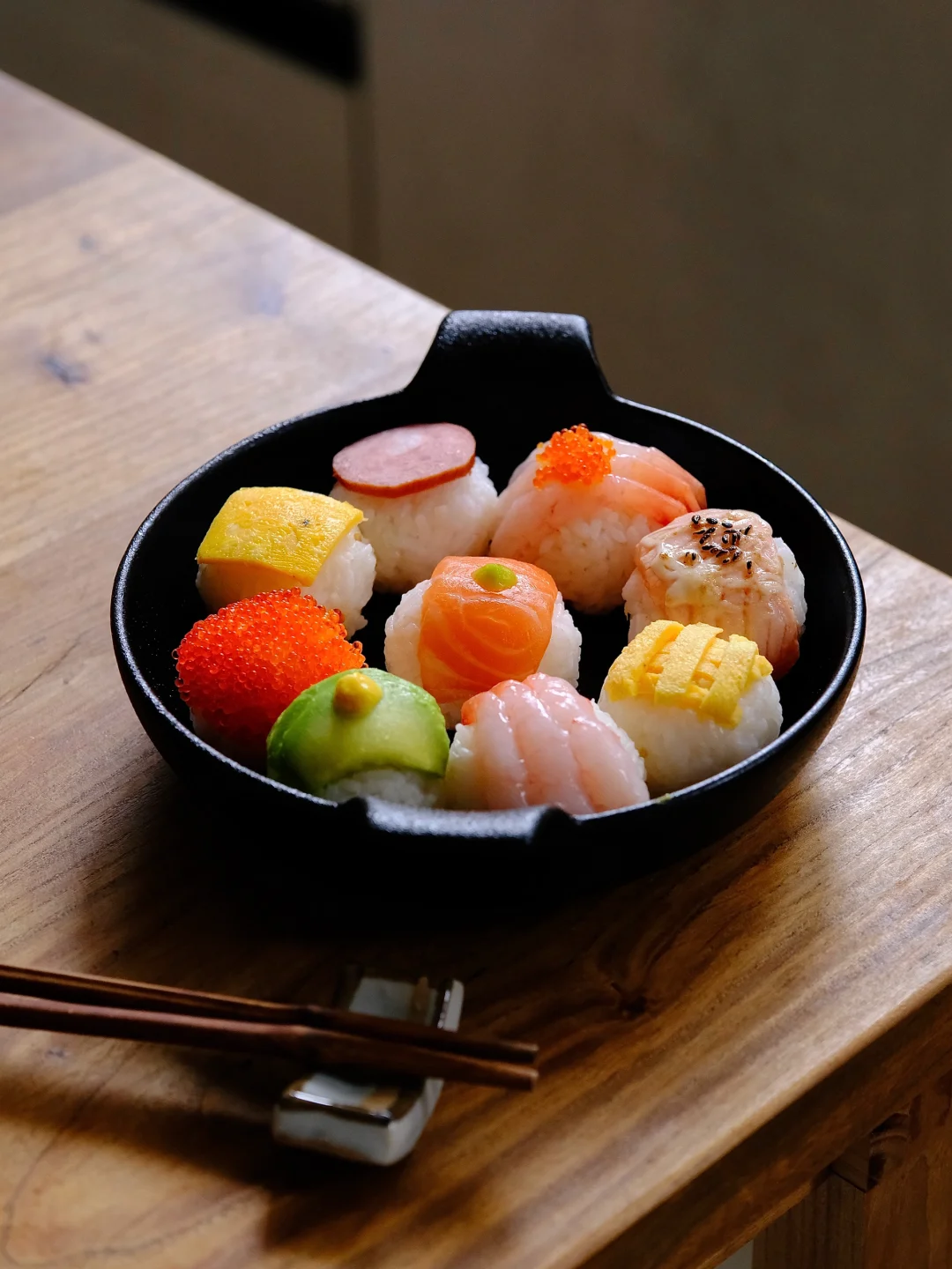 345天｜终于吃上了心心念念的手鞠寿司