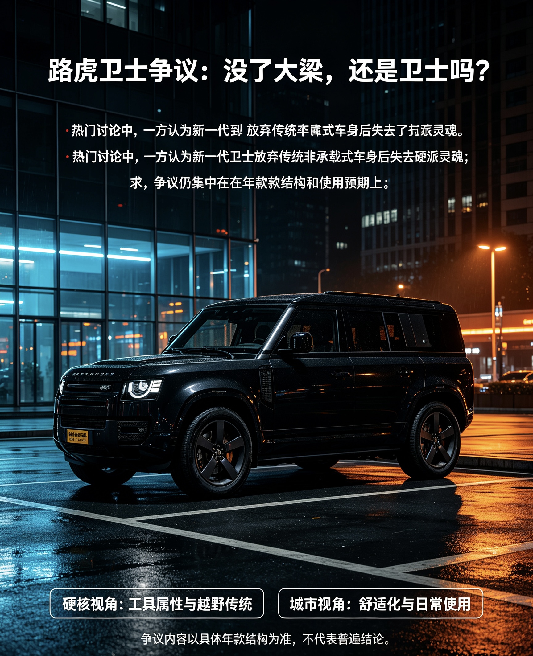路虎卫士，硬核兼顾日常